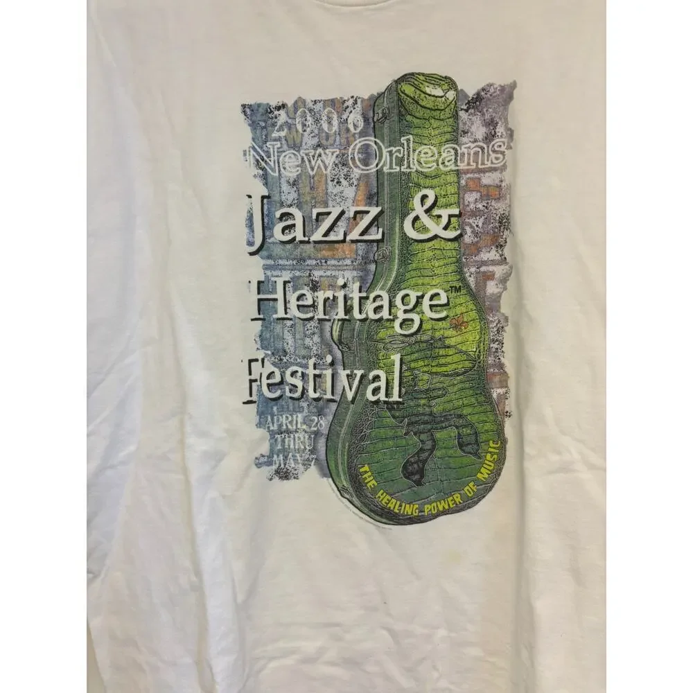Vintage Jazz & Heritage Festival 2006 New Orleans Tee Shirt - Picture 2 of 4